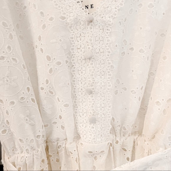 Sezane Isidore Dress in White - Picture 10 of 13